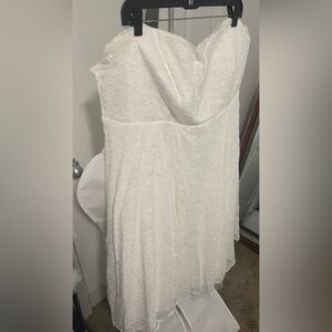 Torrid Tea Length Lace Wedding Dress size 24